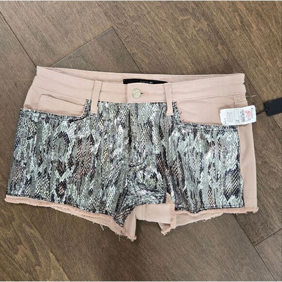 Joe’s Jeans Denim Shelly Sequin Cut Off Shorts 31 NWT
